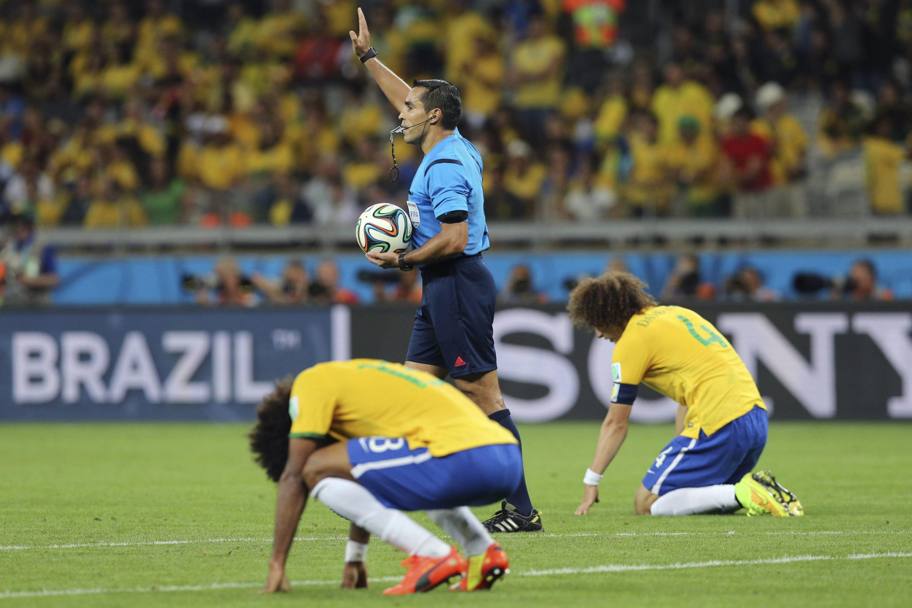 Belo Horizonte, 8 luglio 2014. Il Brasile padrone di casa viene umiliato in semifinale dalla Germania che vincer il titolo: finisce 1-7,  la notte del 